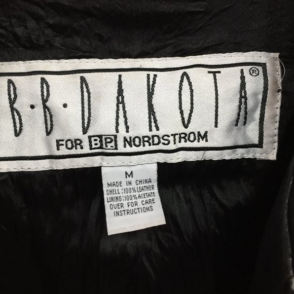 B.B. Dakota Size M Women's Zip Up Black Jacket - Picture 4 of 6